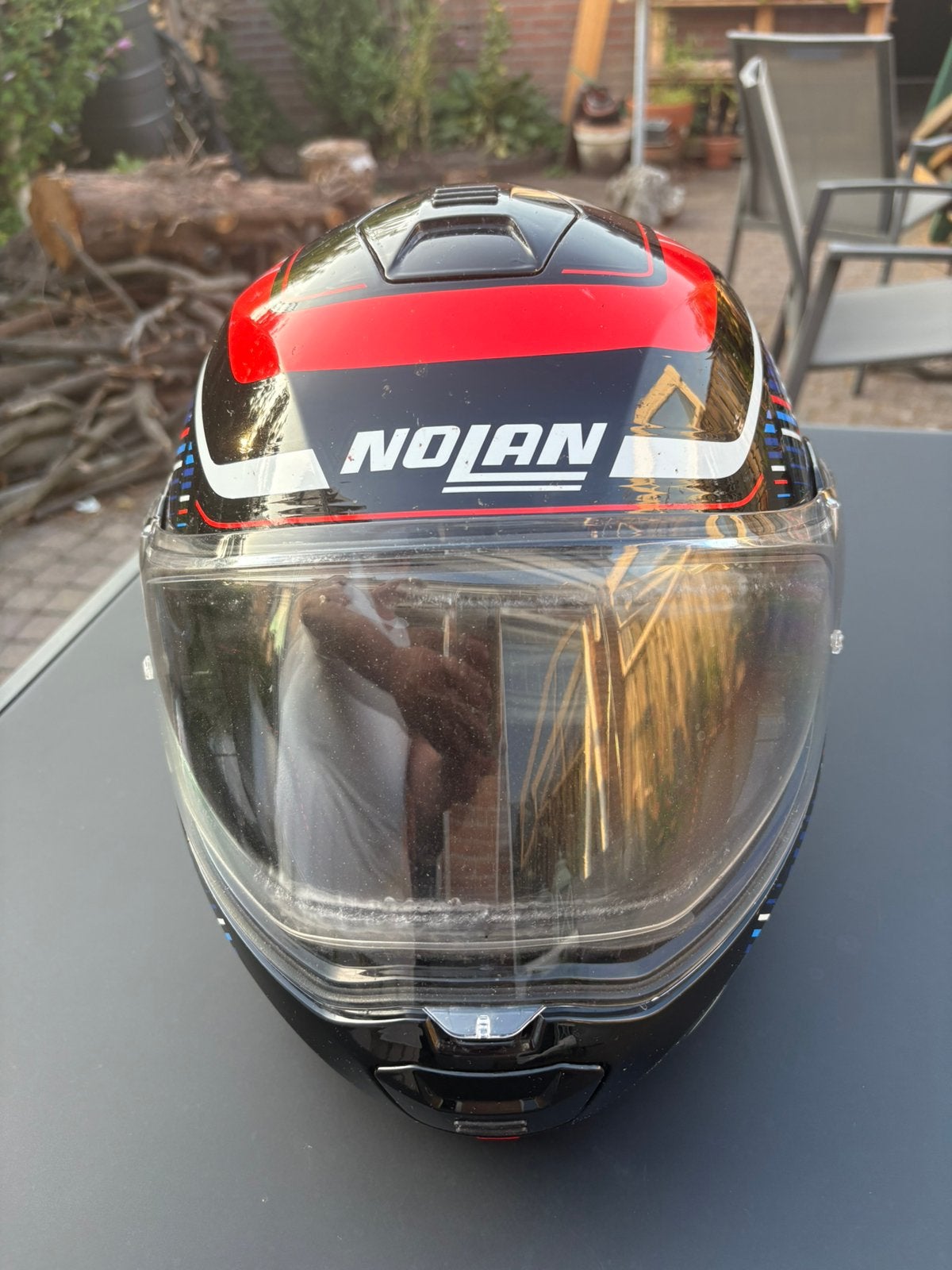 Nolan N100S systeem helm XXL met lichte krasjes, Systeemhelm, Heren, Nolan, Ophalen of Verzenden