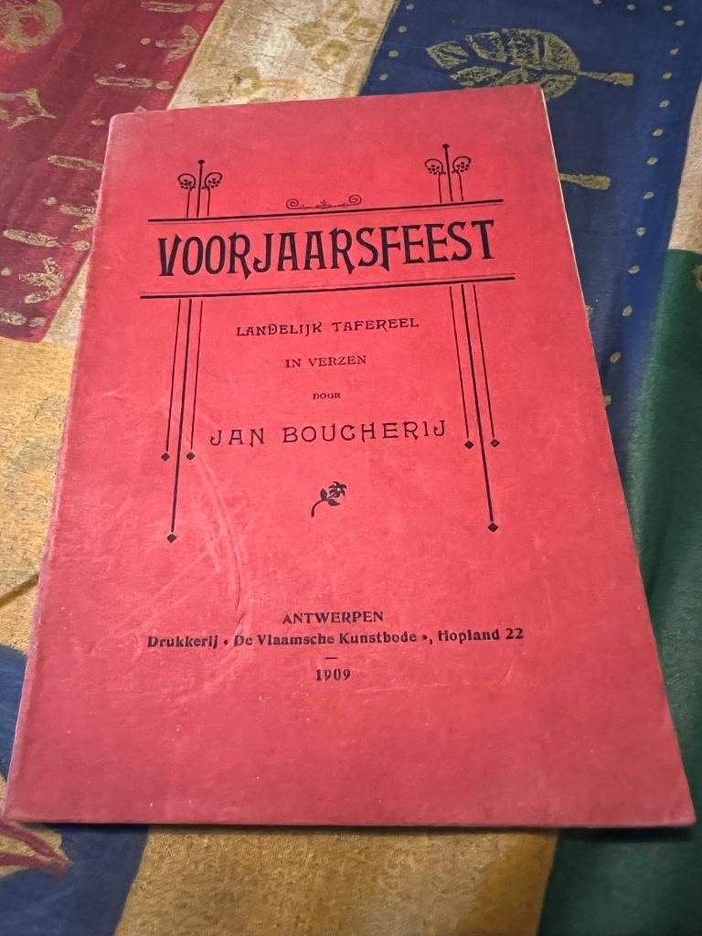 Voorjaarsfeest, landelijk tafereel in verzen door Jan Bouche, Gelezen, Jan Boucherij, Ophalen of Verzenden, Eén auteur