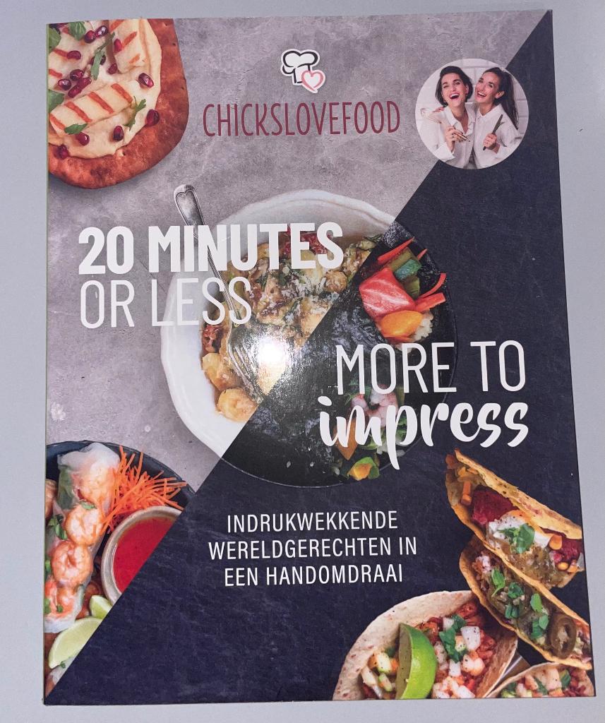 Chickslovefood 20 minutes or less (nieuw), Boeken, Kookboeken, Ophalen, Nieuw, Chickslovefood