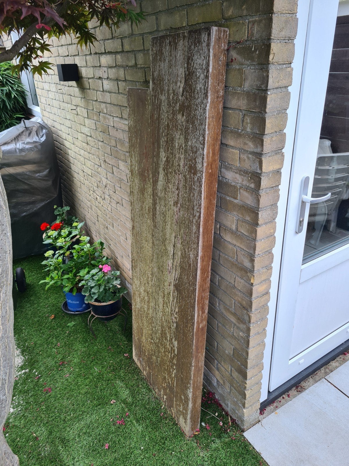 Massief houten keukenblad / werkblad - DIY project, Ophalen, Gebruikt, Plank, 50 mm of meer