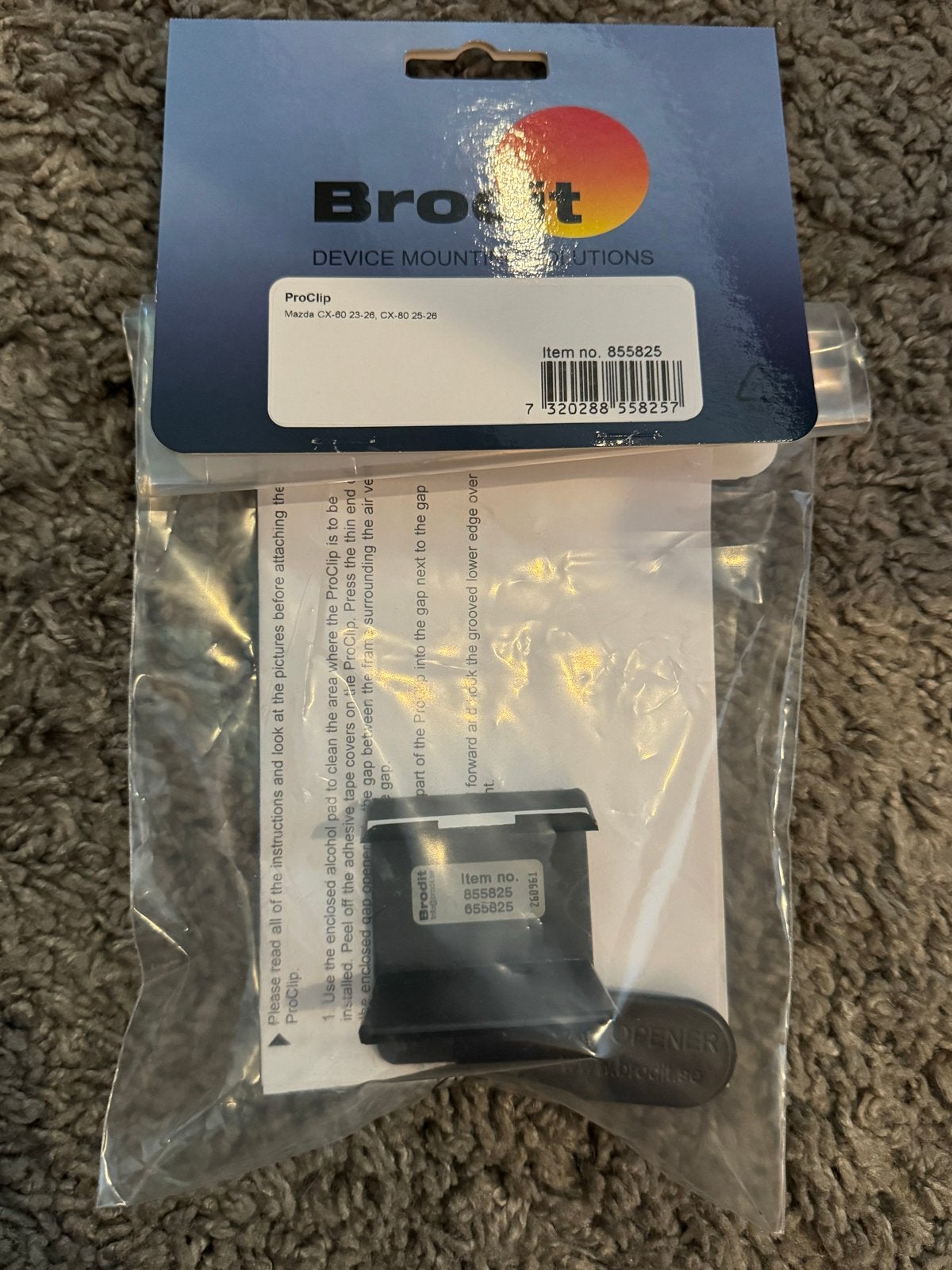 Brodit ProClip voor Mazda CX-80 (2025-2026), Ophalen of Verzenden, Zo goed als nieuw