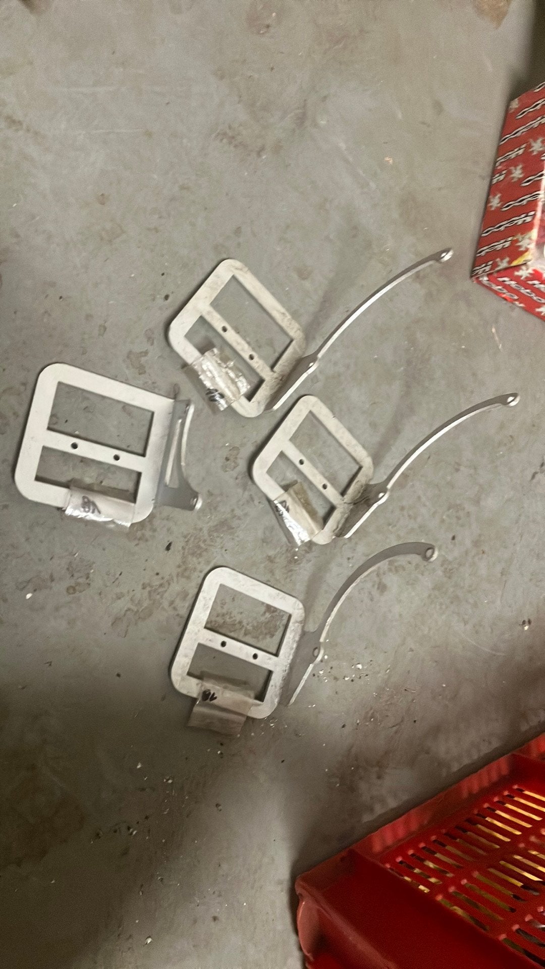 Aluminium kentekenplaat houder buxy aerox vespa piagio, Ophalen of Verzenden, Zo goed als nieuw, Overige typen, Vespa