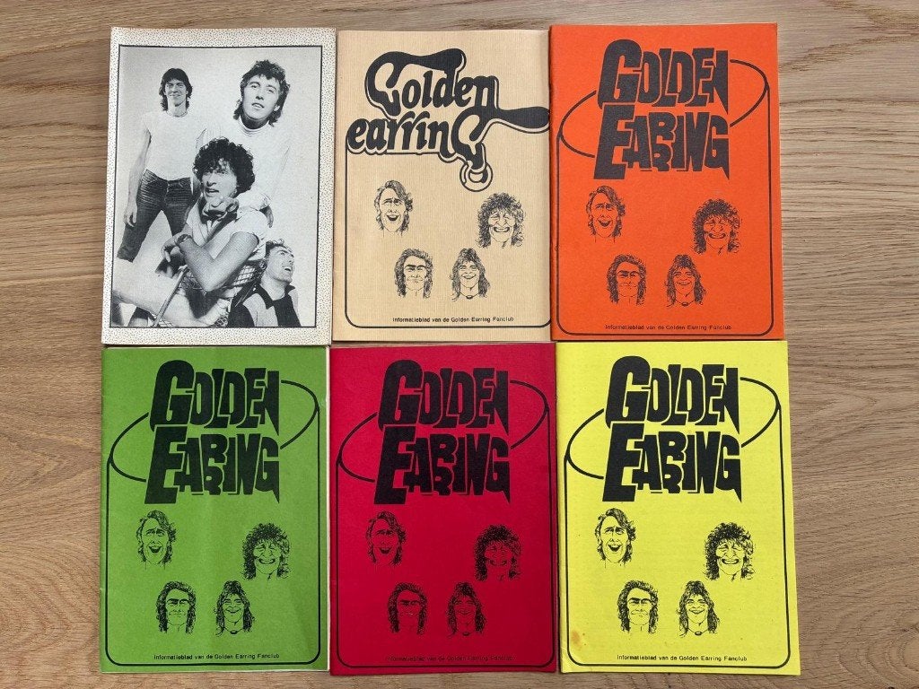 Golden Earring fanclubbladen jaargang 1980, Ophalen of Verzenden, Zo goed als nieuw, Boek, Tijdschrift of Artikel