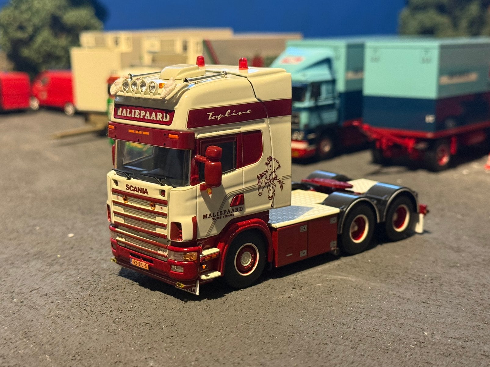 Wsi maliepaard scania solo, Wsi, Wsi, Ophalen of Verzenden, Zo goed als nieuw