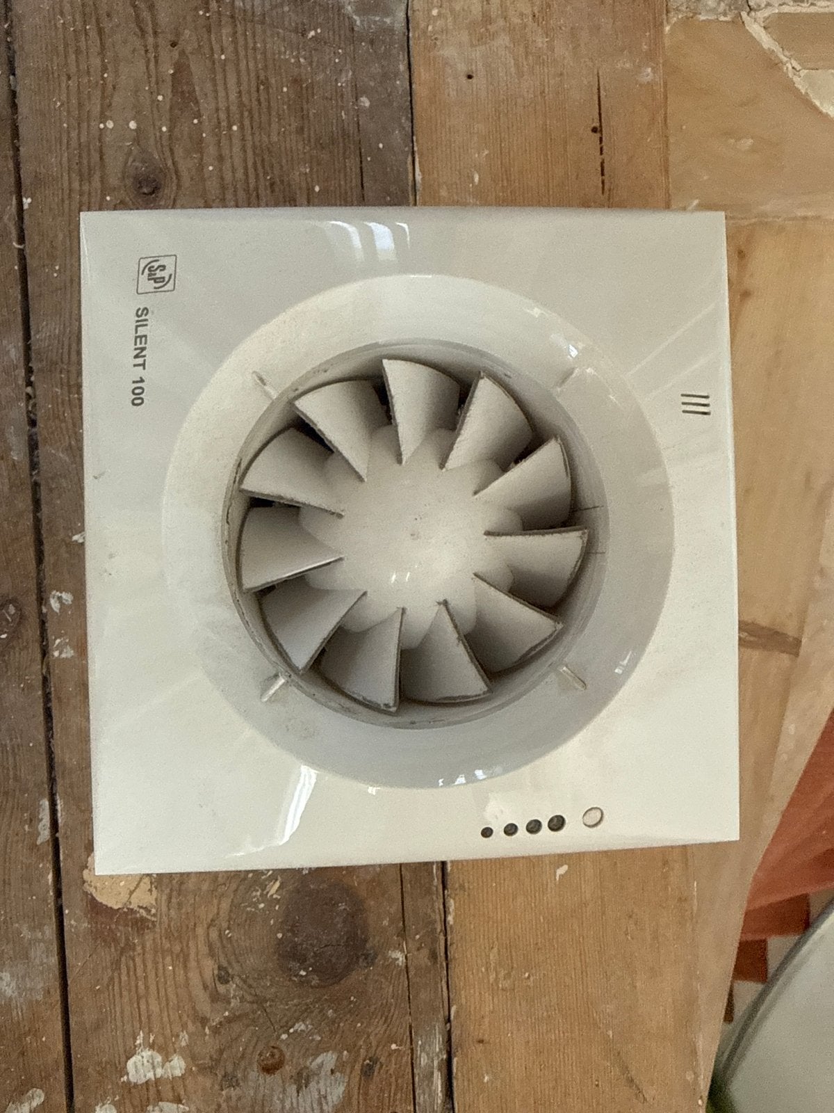 Badkamer ventilator S&P Silent 100, Ophalen of Verzenden, Gebruikt, Ventilator