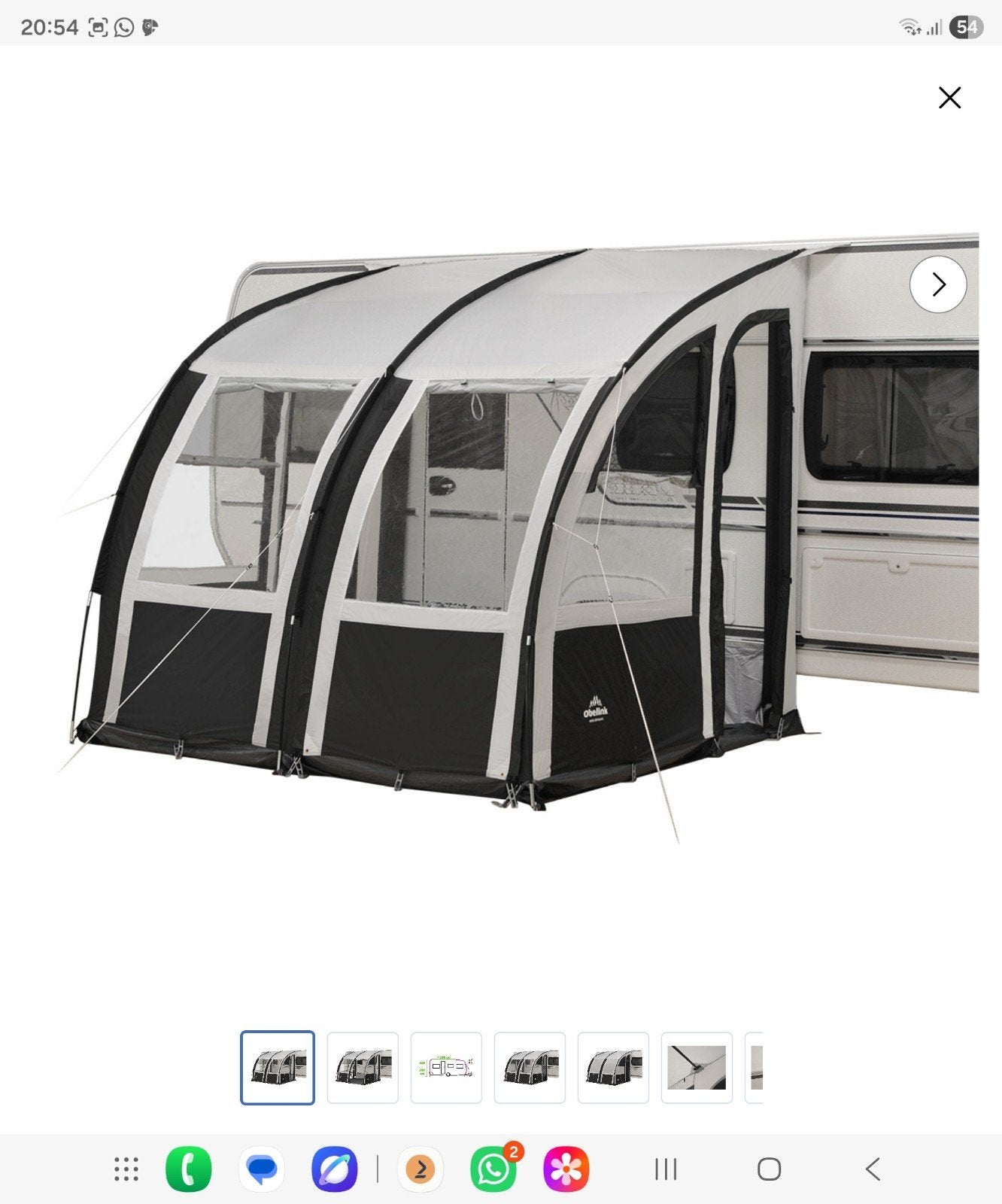 Viera 260 caravanvoortent, Caravans en Kamperen, Caravan accessoires, Ophalen of Verzenden, Nieuw