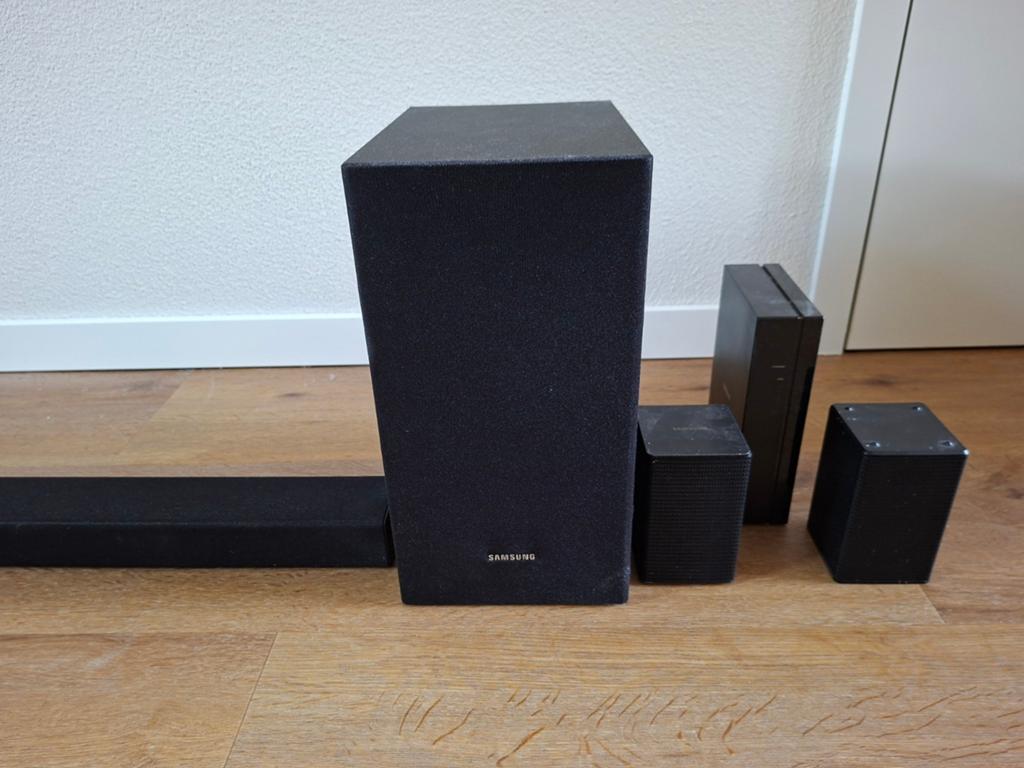 Samsung HW-R470 soundbar en meer, Ophalen, 70 watt of meer, Overige spelers, Gebruikt