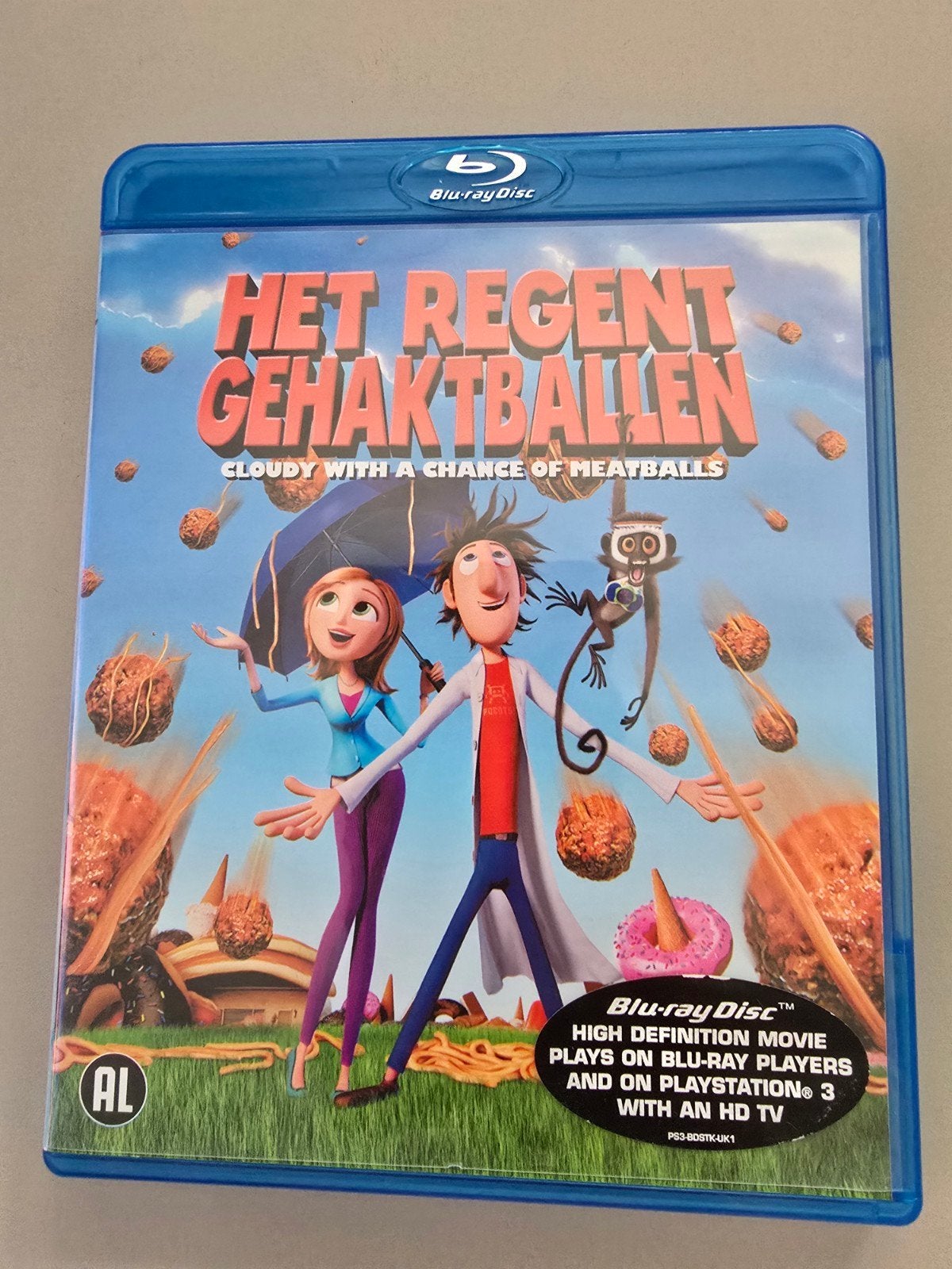 Blu-ray het regent gehaktballen, Nederlands, Film, Ophalen of Verzenden, Tekenfilms en Animatie