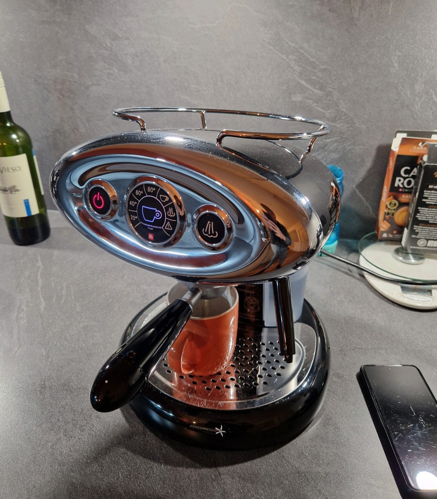 Illy X7.1 Espresso machine - Zwart [ALS NIEUW!], Koffiepads en cups, Espresso apparaat, Ophalen of Verzenden, Zo goed als nieuw