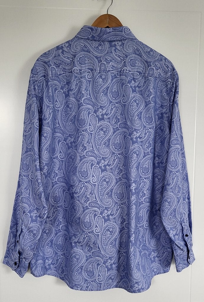 Prachtig Tasso Elba Paisley overhemd, Kleding | Heren, Overhemd, Tasso Elba Paisley, Zo goed als nieuw, Verzenden