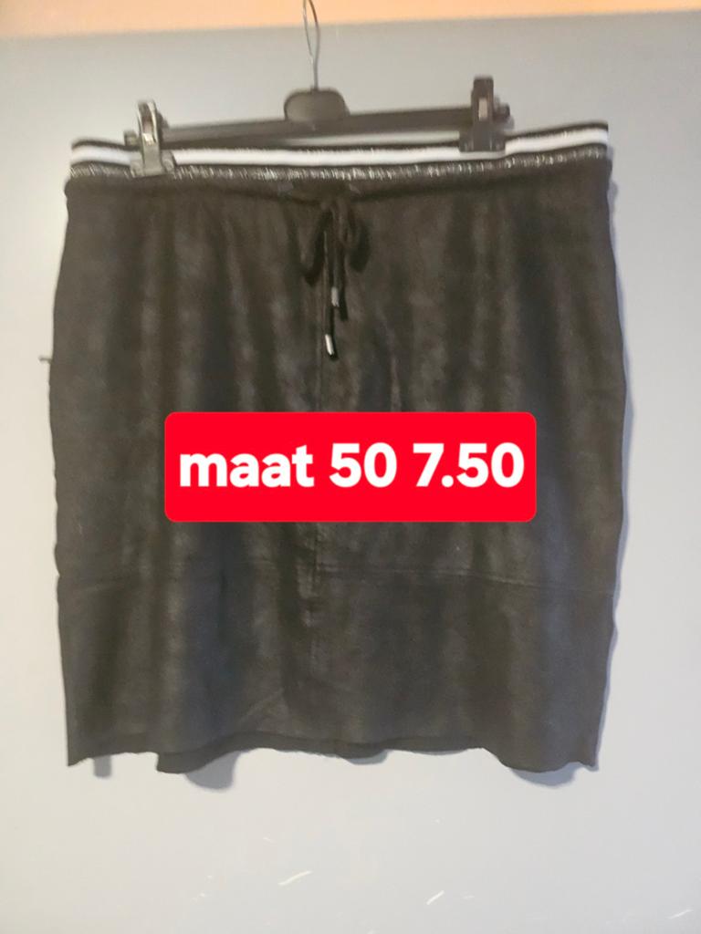 Maat 50, Kleding | Dames, Rokken, Zwart, Maat 46/48 (XL) of groter, Ophalen of Verzenden, Zo goed als nieuw