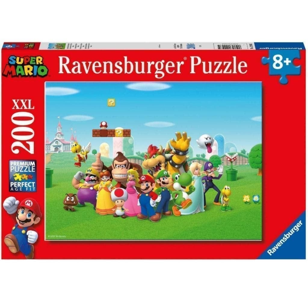Super Mario Puzzel - 200 stukjes - Ravensburger Legpuzzel, Nieuw, Nvt, Nvt, Nvt