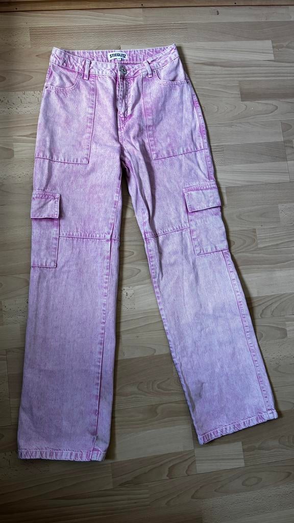 Stieglitz roze spijkerbroek, jeans mt. 38, M, Maat 38/40 (M), ., Ophalen of Verzenden, Zo goed als nieuw