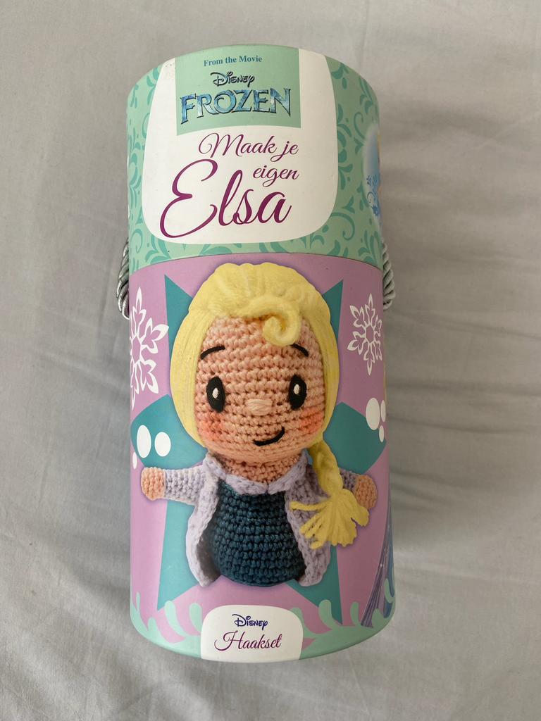 Haakset Frozen - haak je eigen Elsa, Hobby en Vrije tijd, Breien en Haken, Ophalen of Verzenden, Haken