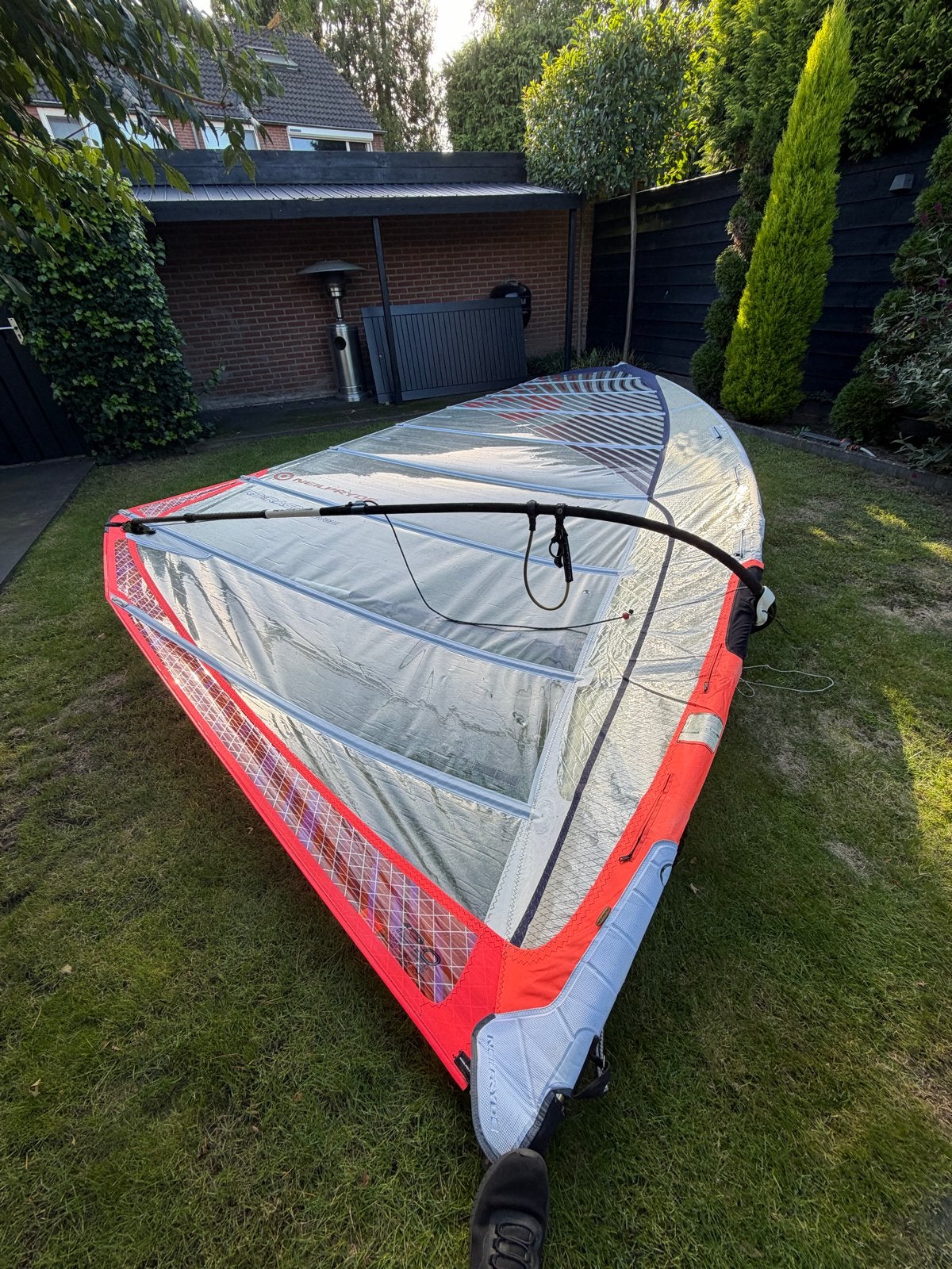 Neilpryde RS:RACING EVO III 12.0m² surfze met mast en giek, Watersport en Boten, Gebruikt, Met giek, Ophalen of Verzenden, 8 m² of meer