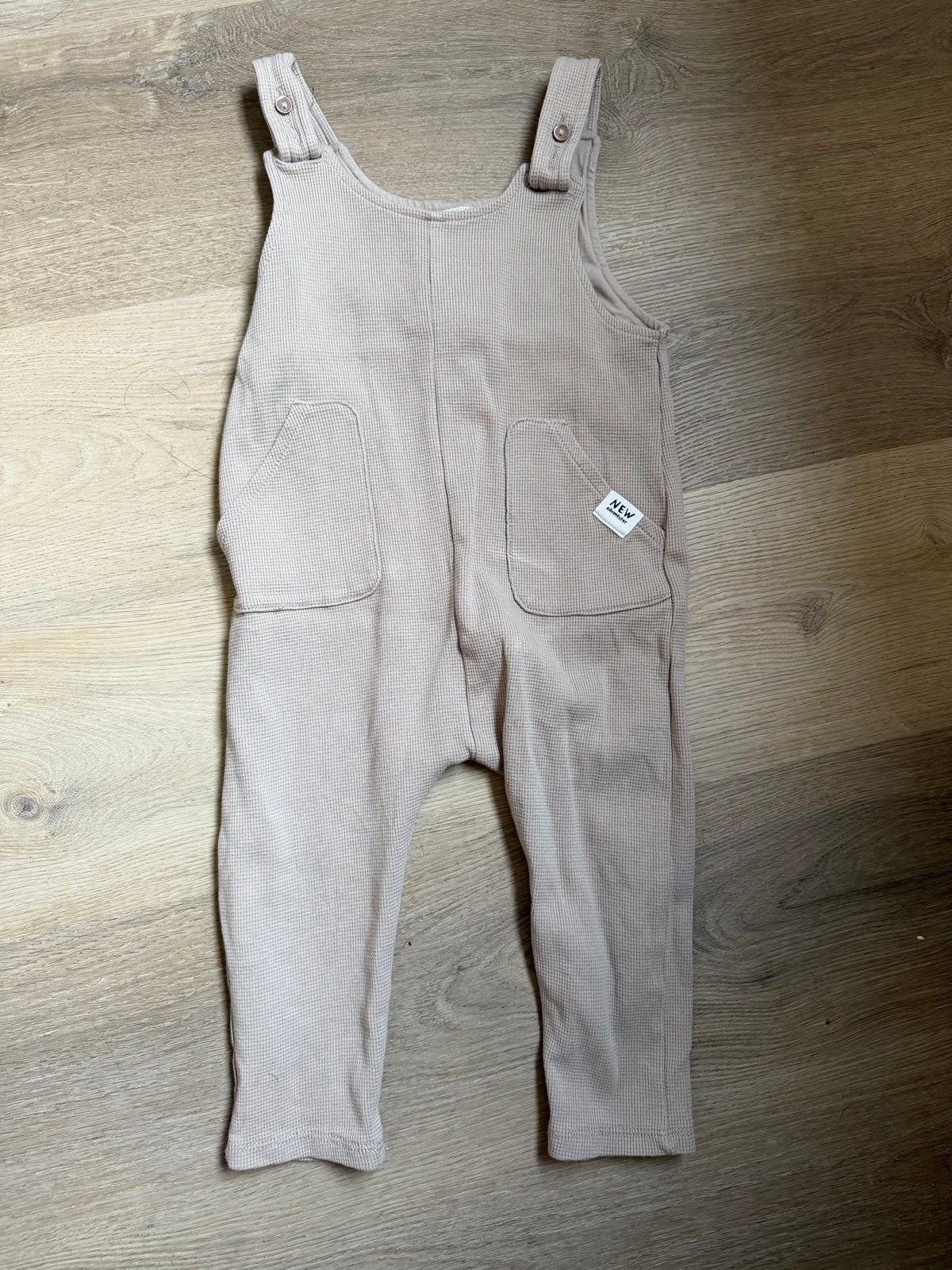 H&M Salopette tuinbroek van wafeltricot - Maat 92 - NIEUW!, Ophalen of Verzenden, Nieuw, Jongen of Meisje, Overige typen