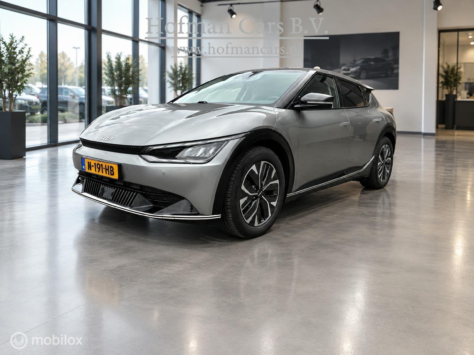Kia EV6 Plus 77.4 kWh | SOH 98% | Trekhaak | Leder | Stoelko, Auto's, Automaat, 228 pk, Achterwielaandrijving, Zwart