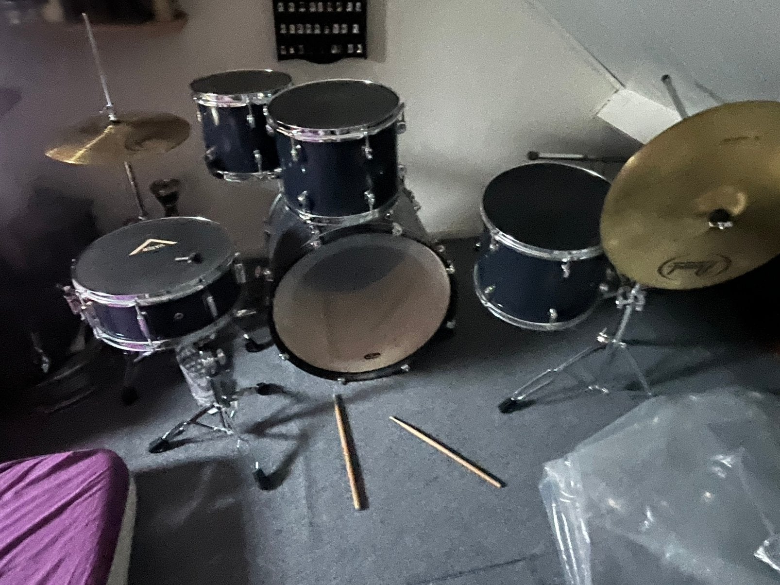 Compleet drumstel - Ideaal voor beginners, Ophalen, Gebruikt, Overige merken