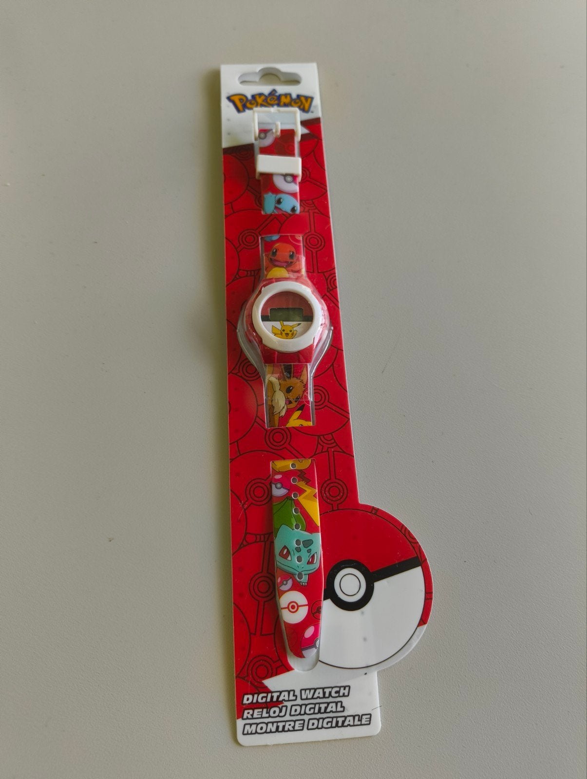 Nieuw Pokémon Digitaal Horloge - Perfect voor Fans!, Verzenden, Nieuw, Rood, Jongen of Meisje