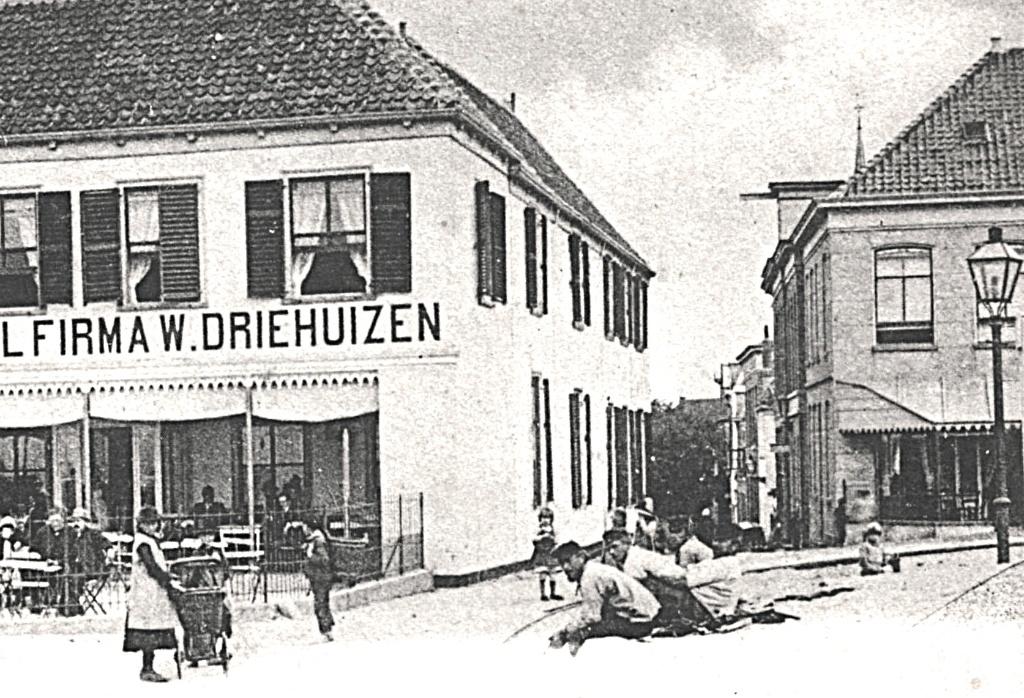 700039 Zandvoort 1899 Zee Binnenbaden Badhotel W. Driehuizen, Ophalen of Verzenden, Voor 1920, Gelopen, Noord-Holland