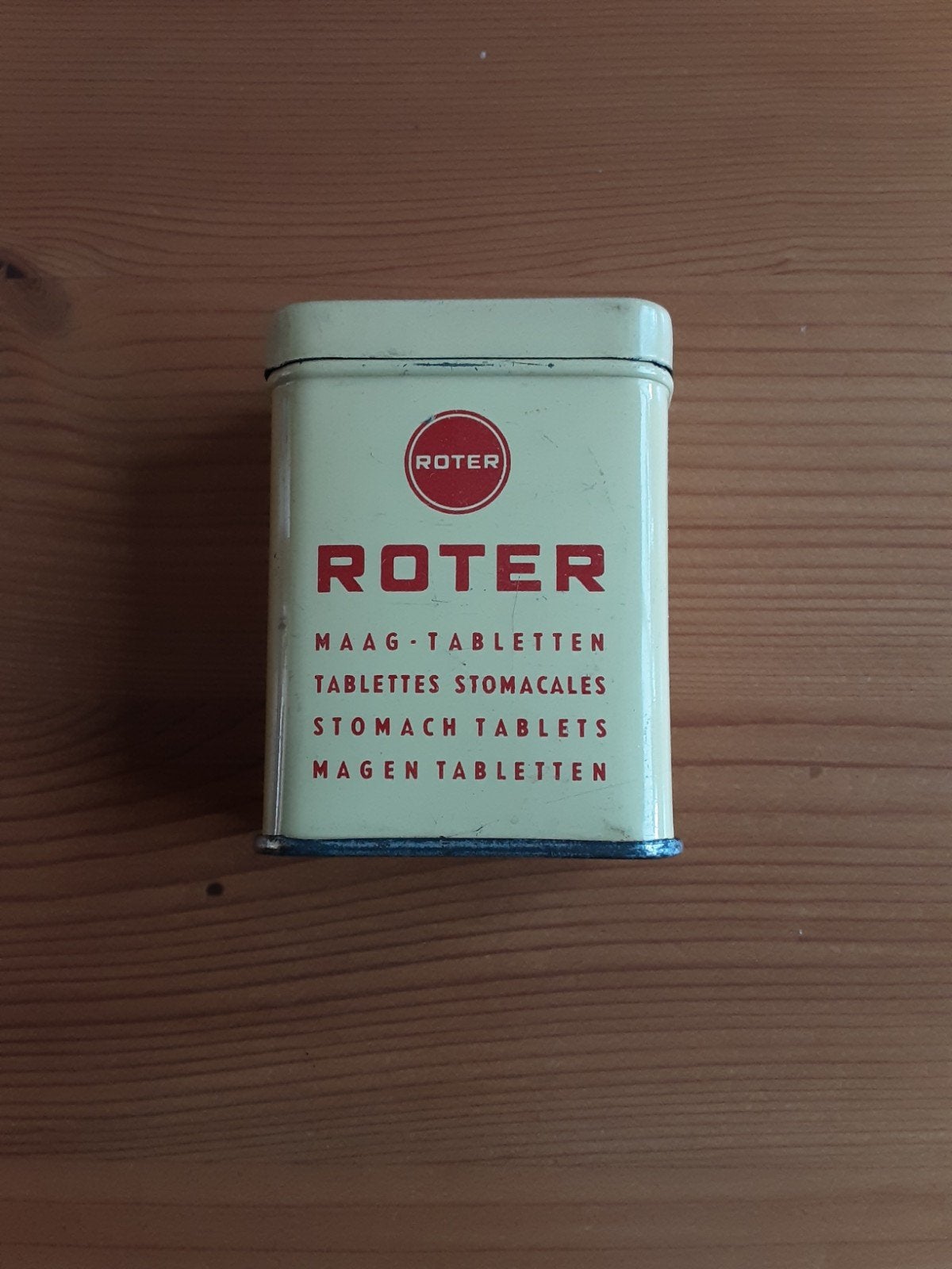 ROTER HILVERSUM , Maag tabletten., Verzamelen, Blikken, Ophalen of Verzenden, Overige