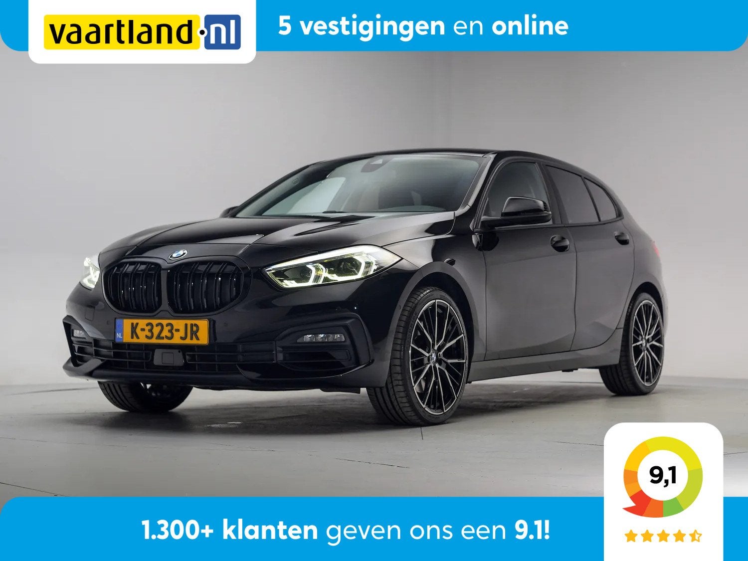 BMW 1-serie 120i Executive Edition Shadow Aut. [ Navi Camera, Auto's, 1998 cc, Gebruikt, Automatische klimaatregeling, 4 cilinders