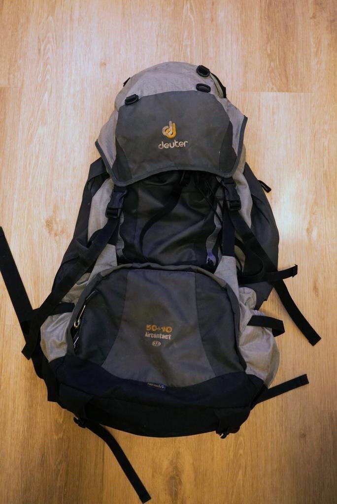 Deuter aircontact variflex backpack  50+10, Ophalen, Gebruikt, 30 cm of meer