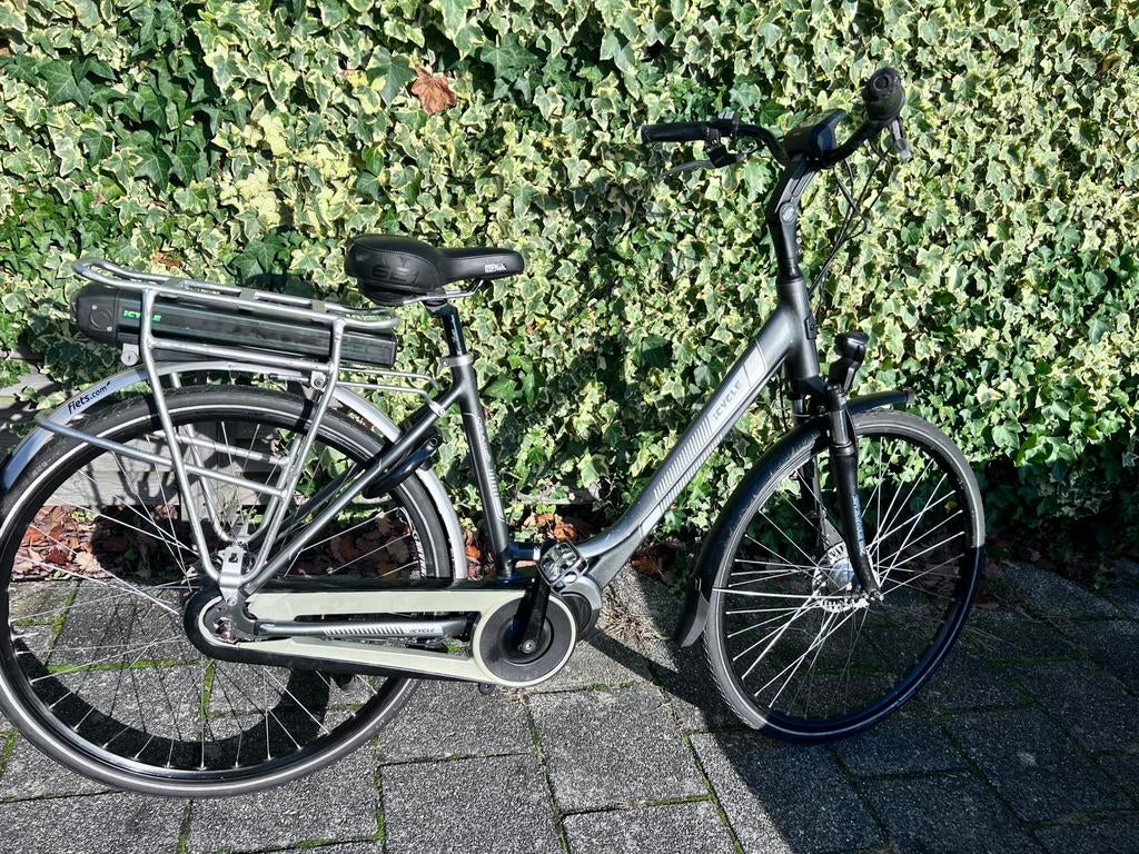 Icycle elektrische damesfiets Bafang middenm. accu garantie, 51 tot 55 cm, Ophalen of Verzenden, Zo goed als nieuw, Overige merken