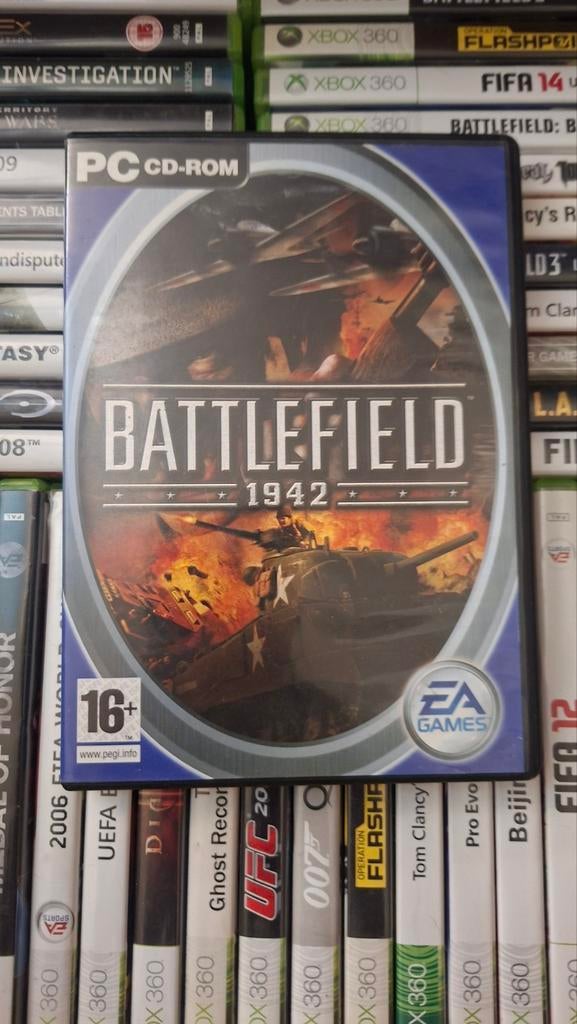 Battlefield 1942 pc, Spelcomputers en Games, Vanaf 18 jaar, Shooter, 1 speler, Ophalen of Verzenden