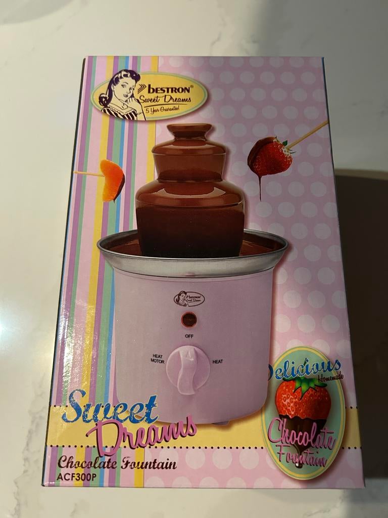 Bestron Chocoladefontein - nieuw in doos, Huis en Inrichting, Keuken | Keukenbenodigdheden, Ophalen of Verzenden, Nieuw