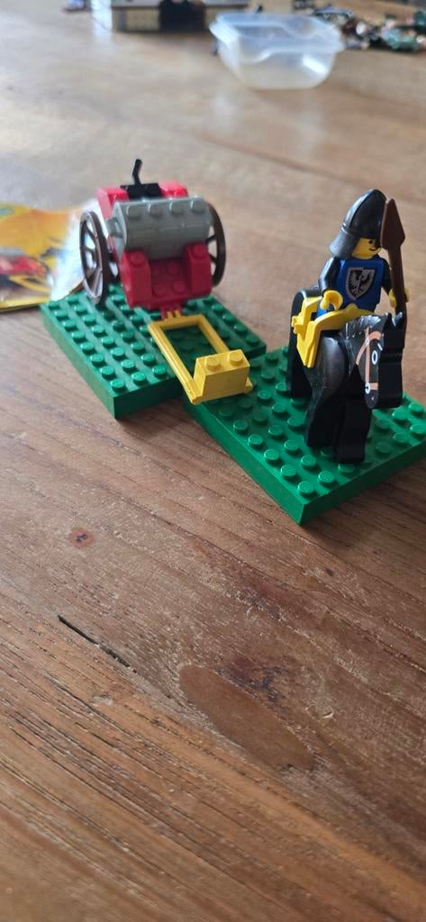 Vintage Lego Kasteel Ridders Set 6011, Ophalen of Verzenden, Gebruikt, Complete set, Lego