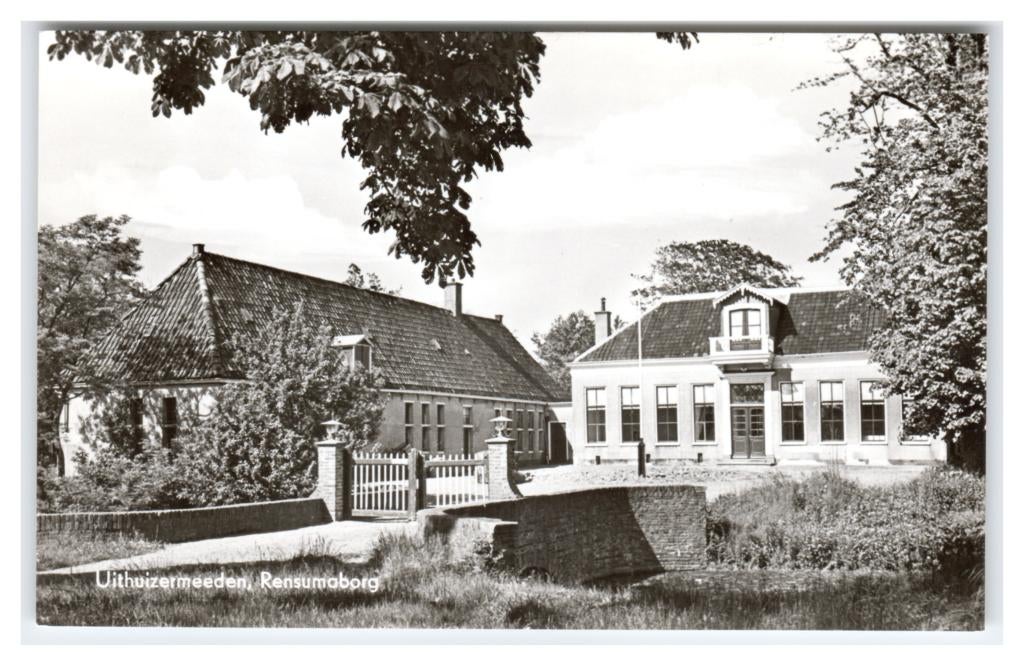Uithuizermeeden, Rensumaborg, Verzamelen, Ansichtkaarten | Nederland, Ongelopen, Groningen, 1960 tot 1980, Ophalen of Verzenden