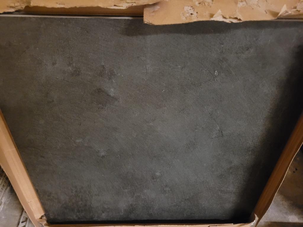 Vloertegels italgraniti antraciet 60x60  6.5 m2, Ophalen, Nieuw, Keramiek, Vloertegels