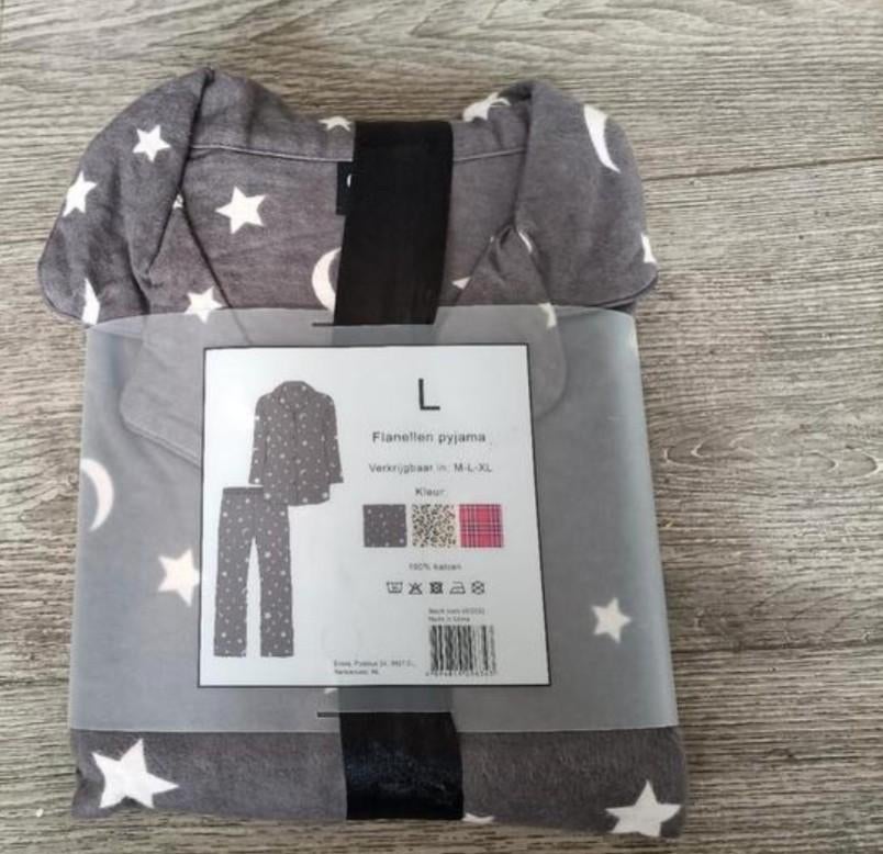 🍇flanellen pyjama maat L🍇.     Nieuw, Kleding | Dames, Pyjama's, Verzenden, Nieuw, Maat 38/40 (M)