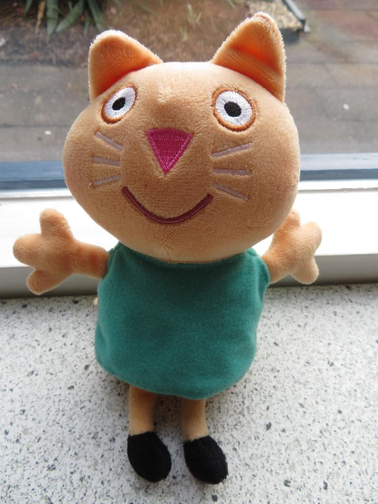 Poes Kat Candy Cat van Peppa Pig merk TY meet ca 20 cm, Ophalen of Verzenden, Zo goed als nieuw