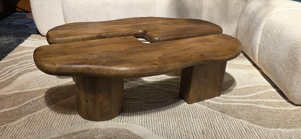 Organische Salontafel set | Lichtbruin | Hoge Korting!, Huis en Inrichting, Tafels | Salontafels, Ophalen, Organische, Nieuw, 50 tot 100 cm