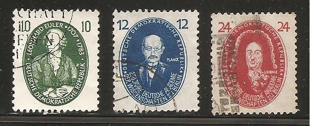 DDR  Yvert nrs 19, 20 en 23, Verzenden, DDR, Gestempeld