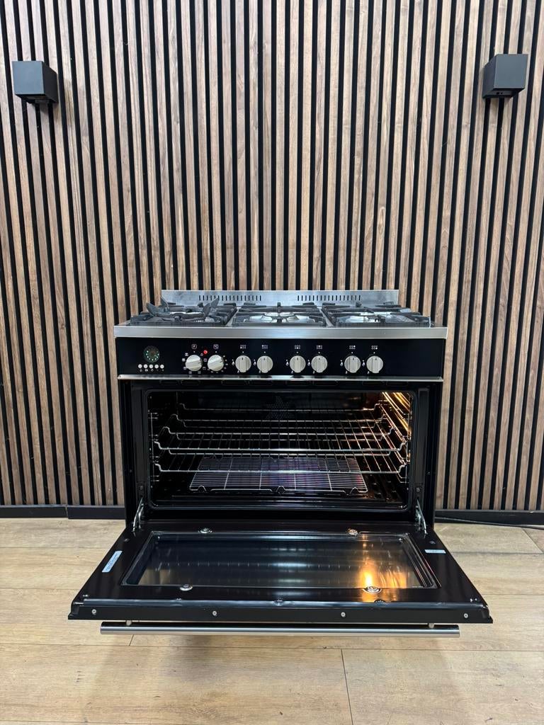 Luxe hoogglans M-systeem Boretti Fornuis (Gratis bezorgen), 5258sh, Ophalen of Verzenden, Zo goed als nieuw, Energieklasse A of zuiniger