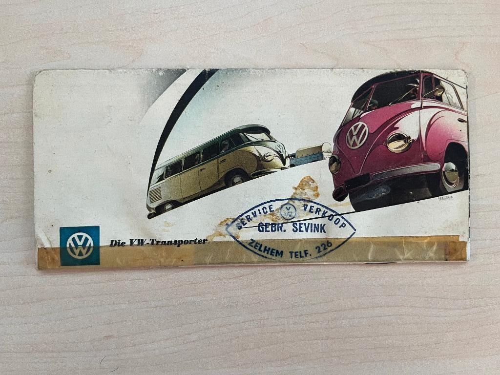 Volkswagen Transporter brochure folder, Ophalen of Verzenden, Gelezen, Volkswagen