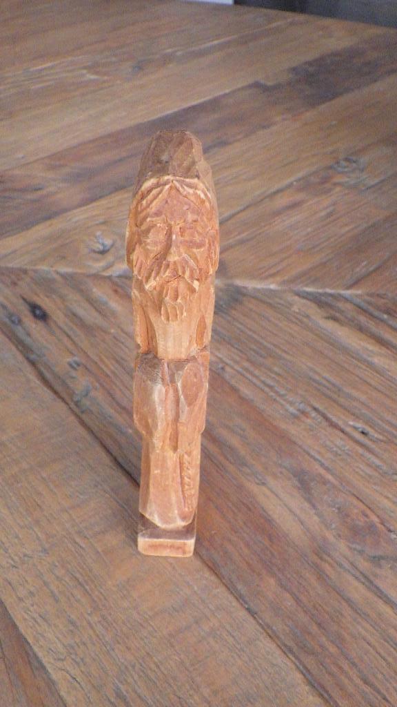 mooie kerstman van hout, Ophalen of Verzenden, Gebruikt