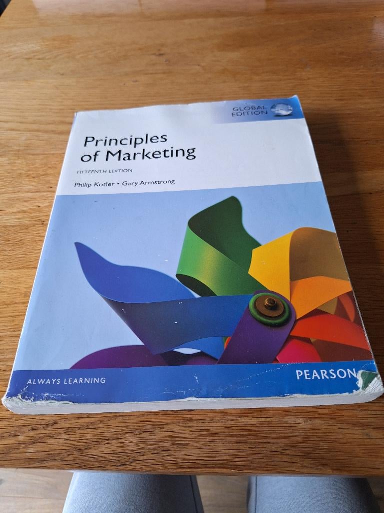 Principles of Marketing 15th Edition, Ophalen of Verzenden, Beta, Zo goed als nieuw, WO