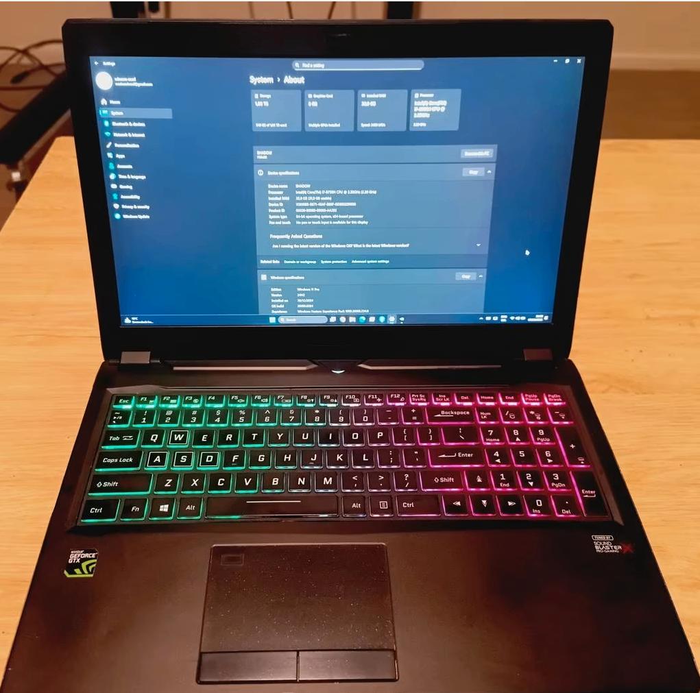 Clevo (BTO) P950ER laptop, Ophalen, Celvo, Gebruikt, Met videokaart