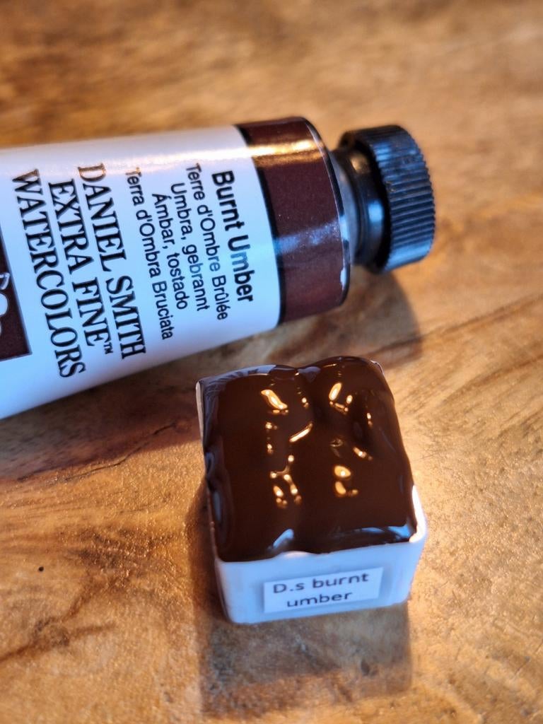 ½ napje burnt umber daniel smith aquarelverf, Ophalen of Verzenden, Nieuw, Waterverf