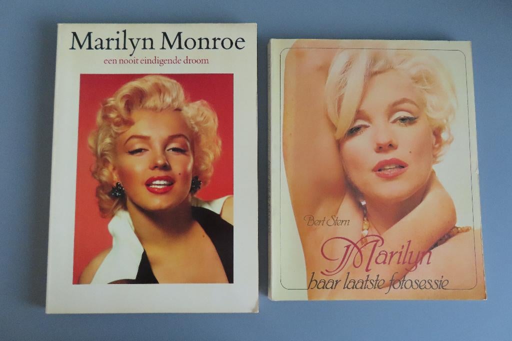 Marilyn Monroe - 2 boeken, compleet met originele poster, Boeken, Film, Tv en Media, Ophalen of Verzenden, Zo goed als nieuw, Personen