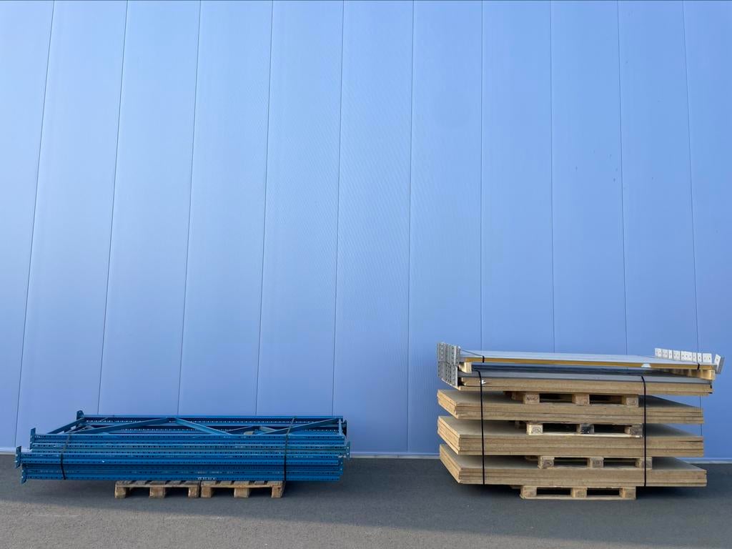 Palletstelling Nedcon 3.10 hoog 1.10 met 16 vakken