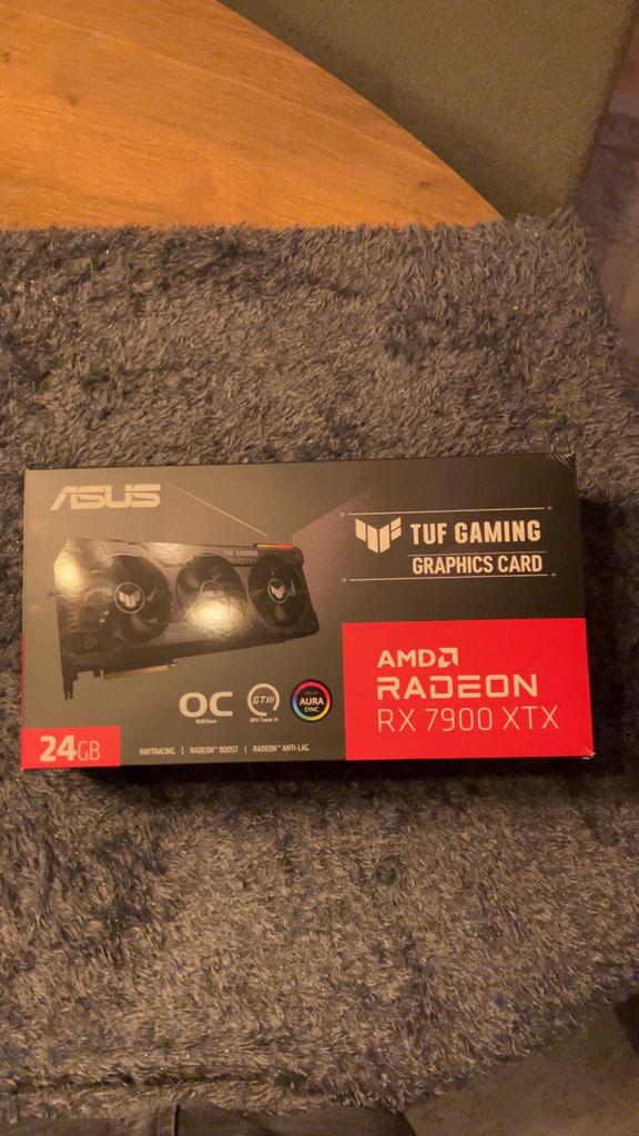 AMD Radeon RX 7900 XTX TUF videokaart, Computers en Software, Videokaarten, Zo goed als nieuw, AMD, PCI-Express 4.0, GDDR6, HDMI