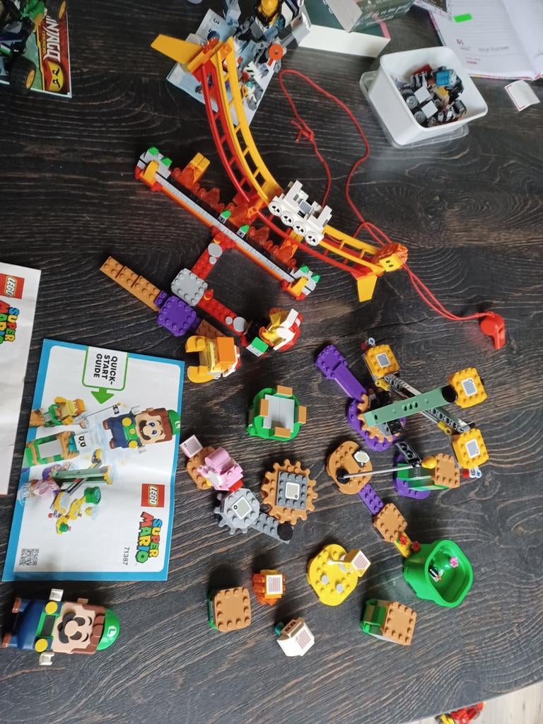 Super Mario 71416 en 71387, Ophalen of Verzenden, Zo goed als nieuw, Losse stenen, Lego