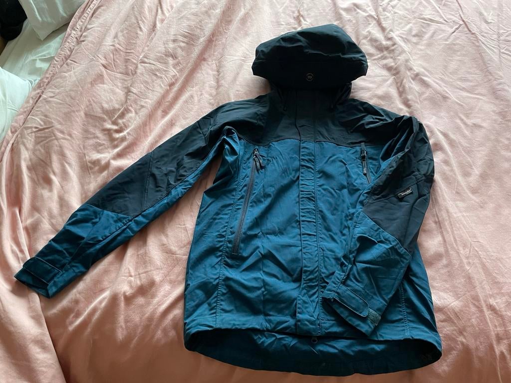 Lundhags Mylta Jacket herenmaat Small Petrol, Sport en Fitness, Bergsport en Wandelen, Zo goed als nieuw, Kleding, Ophalen of Verzenden