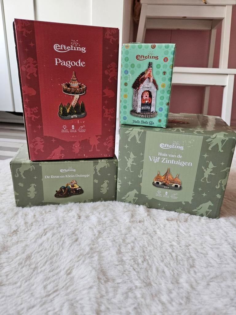 Efteling Miniatuur Huisjes - Nieuw!, Verzamelen, Efteling, Ophalen, Nieuw, Beeldje of Poppetje
