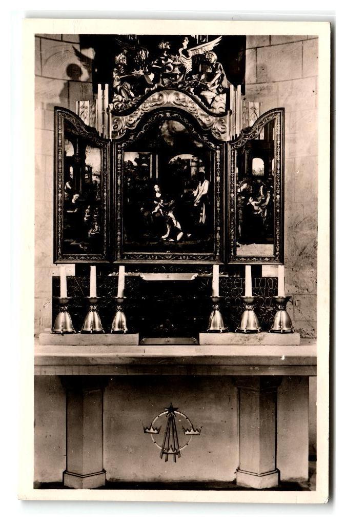 Oldenzaal, St. Plechelmuskerk - Driekoningenaltaar. Opruimk., Ophalen of Verzenden, 1940 tot 1960, Ongelopen, Overijssel